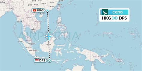 CX785 Flight Status Cathay Pacific: Hong Kong to Denpasar (CPA785).